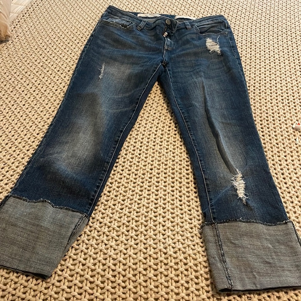 Mid rise ankle jeans size 26
